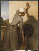 William Morris Hunt, Girl at the Fountain